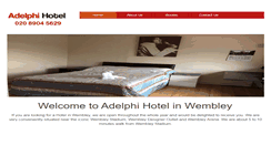 Desktop Screenshot of adelphi-hotel.com