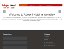 Tablet Screenshot of adelphi-hotel.com
